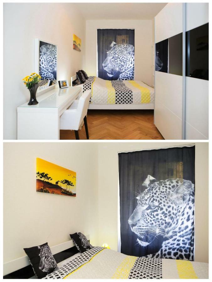 פראג Yellow Apartment Few Steps From Metro מראה חיצוני תמונה